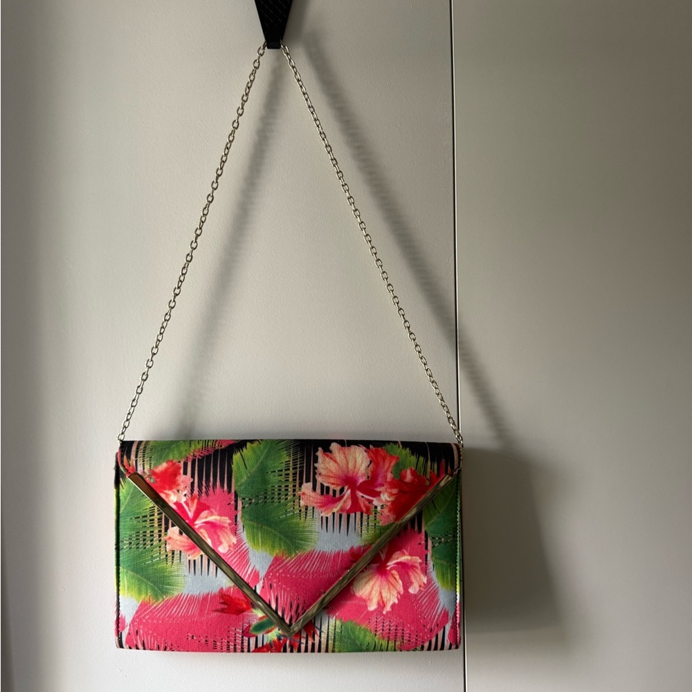 2/20$ or free with other purchase💕Aldo Floral Campagnano Bag Hibiscus